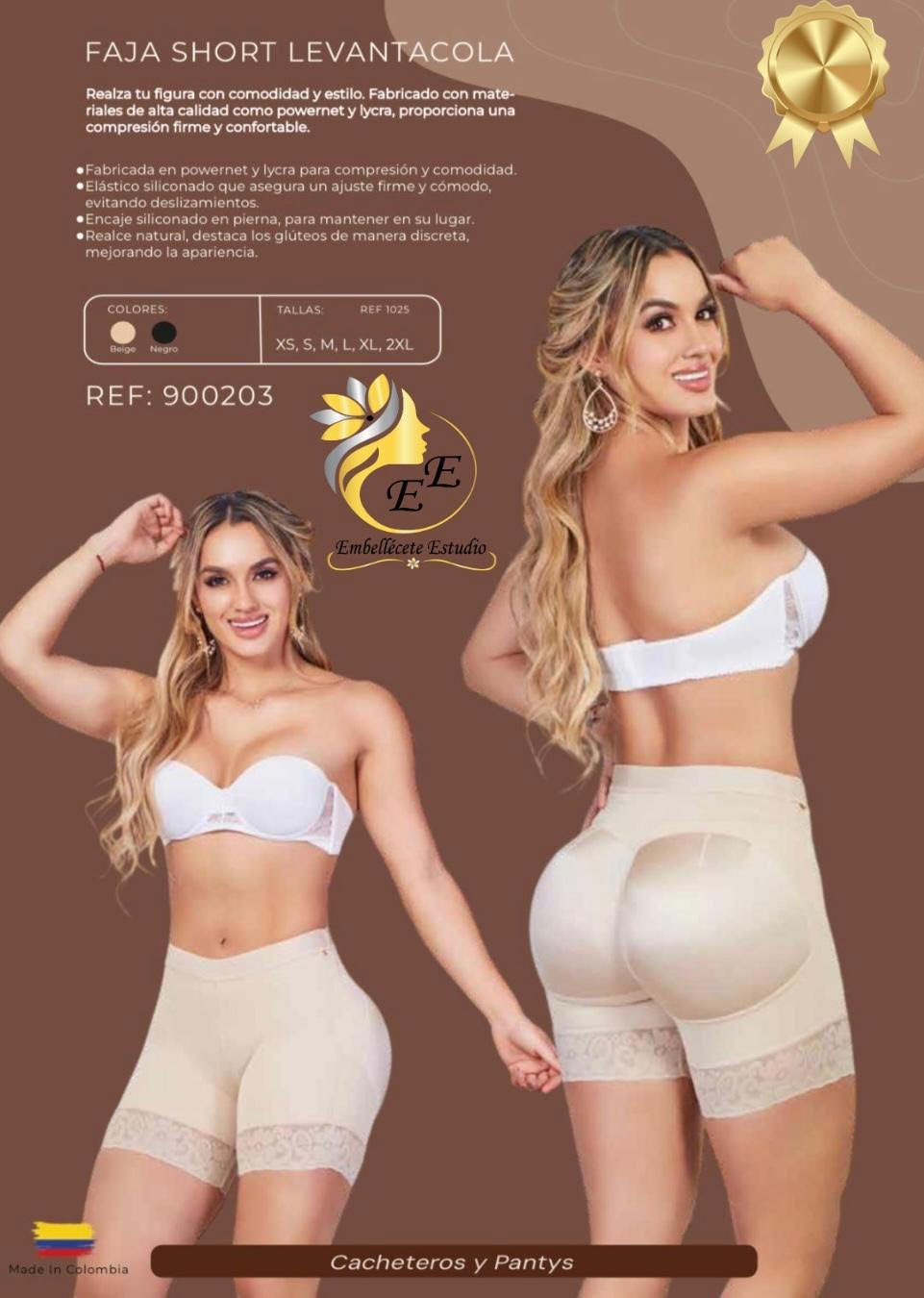 FAJA SHORT LEVANTACOLA