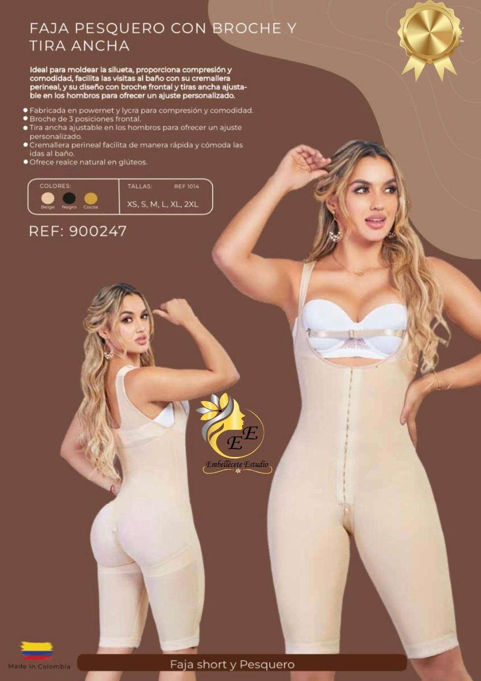 FAJA PESQUERO CON BROCHE Y TIRA ANCHA