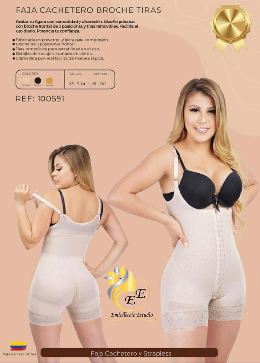 Faja Cachetero Broche Tiras