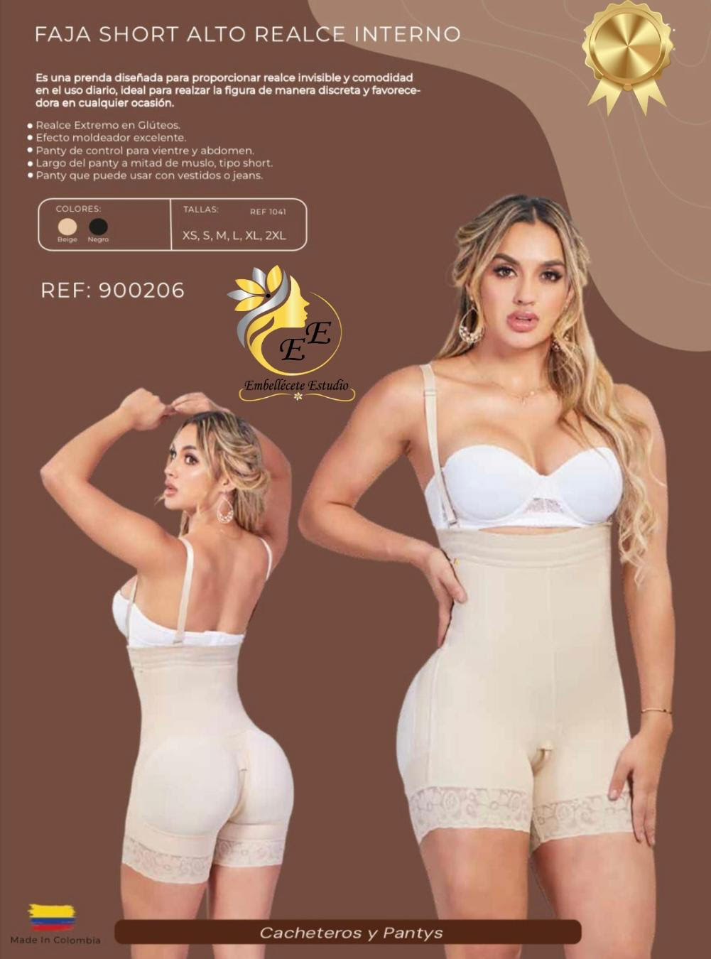 FAJA SHORT ALTO REALCE INTERNO