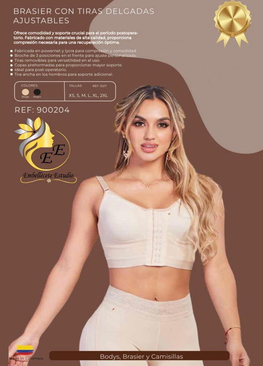 BRASIER CON TIRAS DELGADAS  AJUSTABLES