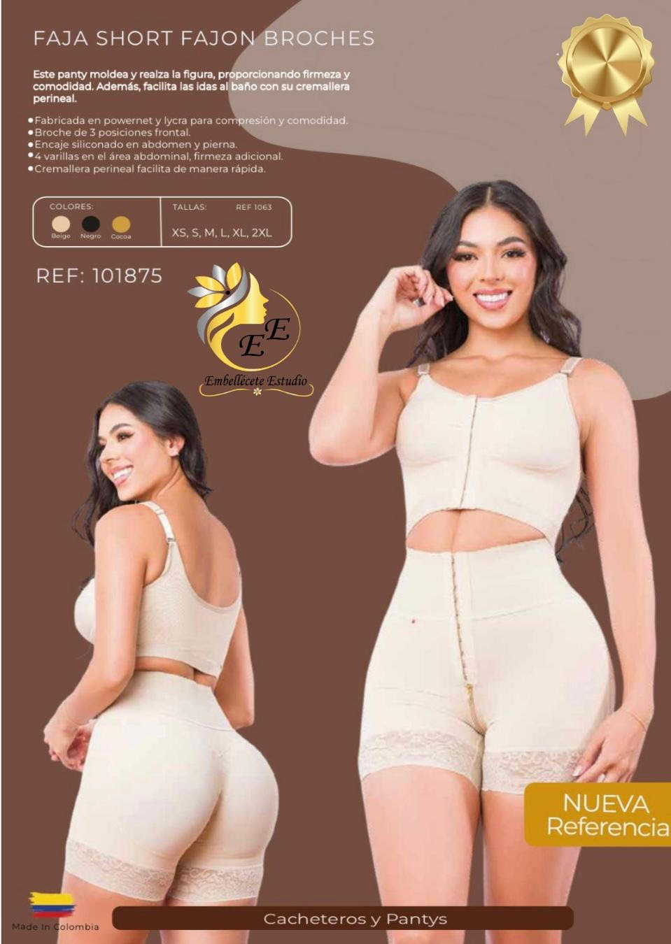 FAJA SHORT FAJON BROCHES